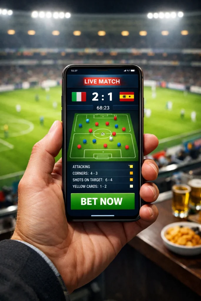 Apuestas en Vivo Móvil